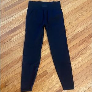 Victoria secret pink seamless black leggings size small